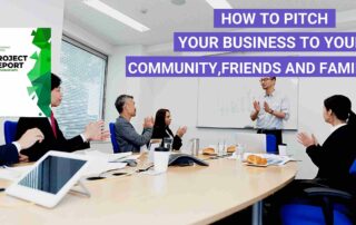 How to pitch your business to your community,friends and family