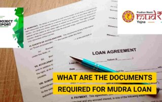 What are the documents required for MUDRA Loan