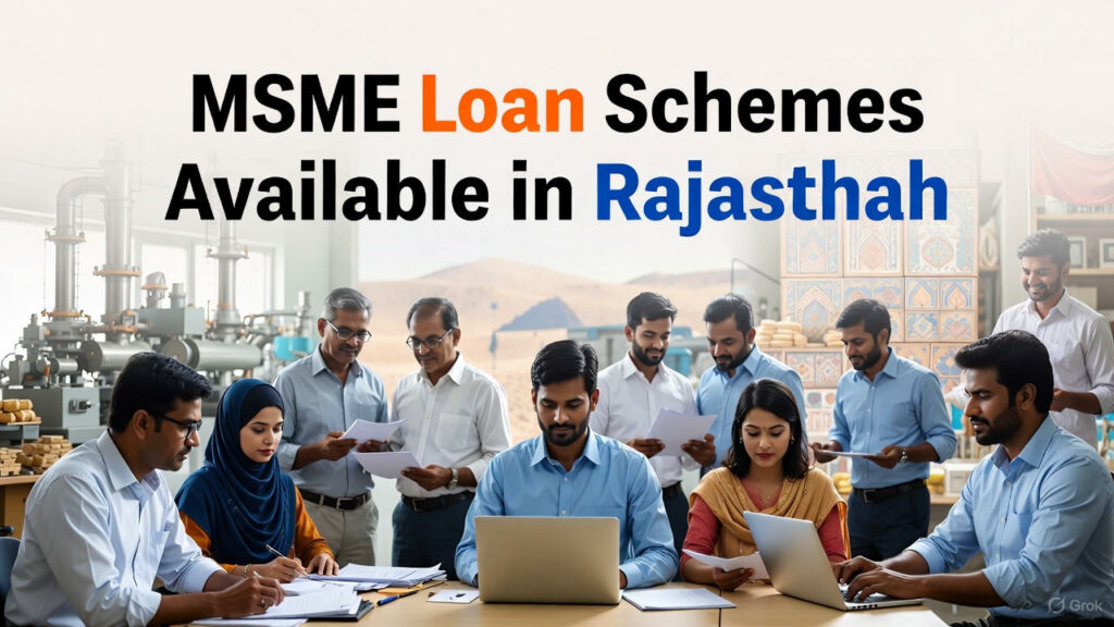 MSME Loan schemes available in Rajasthan