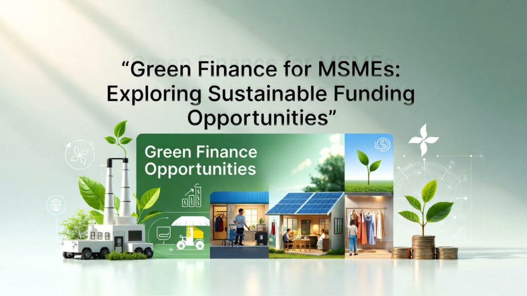 Green Finance for MSMEs