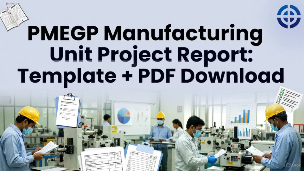 PMEGP Manufacturing Unit Project Report