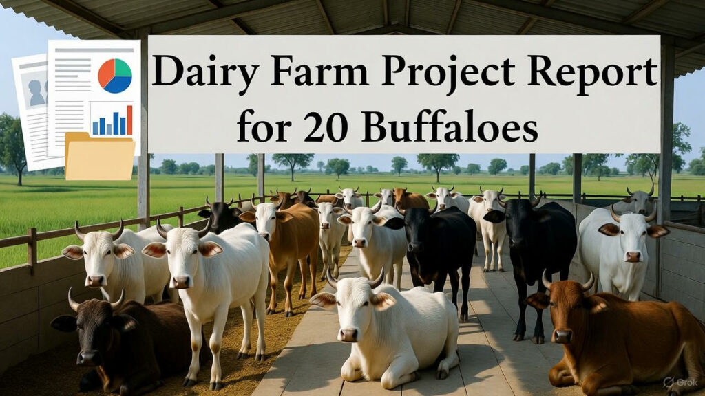 Dairy Farm Project Report for 20 Buffaloes