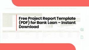 bank project report